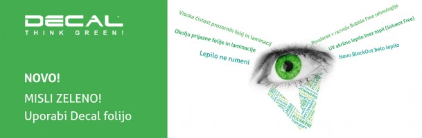 Nove Decal folije in laminacije